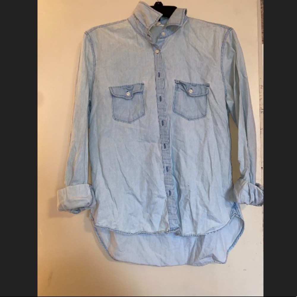 Aeropostale denim flannel